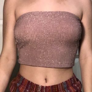 Forever 21 pink tube top